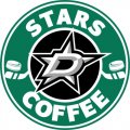 Dallas Stars Starbucks Coffee Logo Iron On Transfer