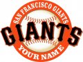 San Francisco Giants Customized Logo Iron On Transfer
