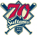 Monterrey Sultanes 2009 Anniversary Logo Print Decal