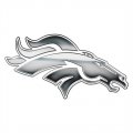 Denver Broncos Silver Logo Print Decal
