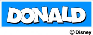Donald Duck Logo 19 Iron On Transfer