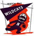 Northwestern Wildcats 1967-1977 Alternate Logo Print Decal