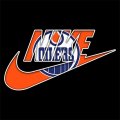 Edmonton Oilers Nike logo Print Decal