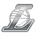 Los Angeles Lakers Silver Logo Iron On Transfer