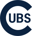Chicago Cubs 1909-1910 Alternate Logo Print Decal