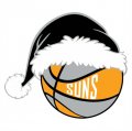 Phoenix Suns Primary Basketball Christmas hat logo Print Decal