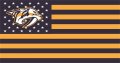 Nashville Predators Flag001 logo Print Decal