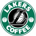 Los Angeles Lakers Starbucks Coffee Logo Print Decal