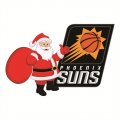 Phoenix Suns Santa Claus Logo Iron On Transfer