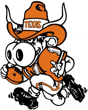 Texas Longhorns 1981-2002 Mascot Logo Iron On Transfer