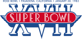 Super Bowl XVII Logo Iron On Transfer