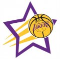 Los Angeles Lakers Basketball Goal Star logo Print Decal