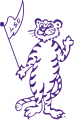 LSU Tigers 1958-1966 Mascot Logo Print Decal