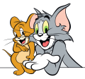 Tom and Jerry Logo 22 Iron On Transfer