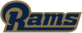 Los Angeles Rams 2016 Wordmark Logo Print Decal