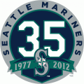 Seattle Mariners 2012 Anniversary Logo Iron On Transfer