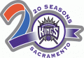 Sacramento Kings 2004-2005 Anniversary Logo Print Decal