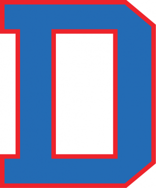 DePaul Blue Demons 1998 Alternate Logo Print Decal