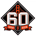 San Francisco Giants 2018 Anniversary Logo Print Decal
