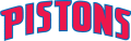 Detroit Pistons 2001-2002 Pres Wordmark Logo Print Decal