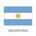 Argentina flag logo Print Decal