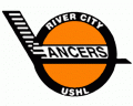 Omaha Lancers 2002 03-2003 04 Primary Logo Print Decal