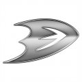 Anaheim Ducks Silver Logo Print Decal