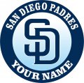 San Diego Padres Customized Logo Iron On Transfer