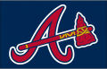 Atlanta Braves 2007-2017 Cap Logo Print Decal