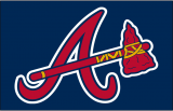Atlanta Braves 2007-2017 Cap Logo Iron On Transfer