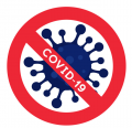 covid-19 logo 26 Iron On Transfer