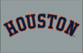 Houston Astros 2013-Pres Jersey Logo 01 Print Decal