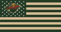 Minnesota Wild Flag001 logo Print Decal
