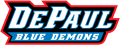 DePaul Blue Demons 1999-Pres Wordmark Logo 01 Print Decal