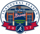 Atlanta Braves 2017 Stadium Logo Iron On Transfer
