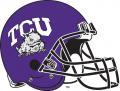 TCU Horned Frogs 1995-Pres Helmet Logo Print Decal