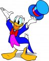 Donald Duck Logo 43 Iron On Transfer