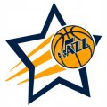 Utah Jazz Basketball Goal Star logo Iron On Transfer