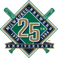 Milwaukee Brewers 1994 Anniversary Logo Iron On Transfer