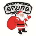 San Antonio Spurs Santa Claus Logo Iron On Transfer