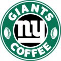 New York Giants starbucks coffee logo Iron On Transfer