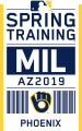 Milwaukee Brewers 2019 Event Logo Print Decal