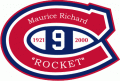 Montreal Canadiens 1999 00 Memorial Logo Print Decal