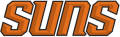 Phoenix Suns 2012-2013 Pres Wordmark Logo 2 Print Decal