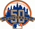 New York Mets 2012 Anniversary Logo Iron On Transfer