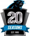 Carolina Panthers 2014 Anniversary Logo Iron On Transfer