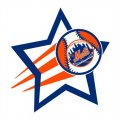 New York Mets Baseball Goal Star logo Iron On Transfer