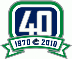 Vancouver Canucks 2010 11 Anniversary Logo Print Decal