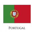 Portugal flag logo Iron On Transfer
