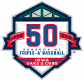 Iowa Cubs 2018 Anniversary Logo Iron On Transfer